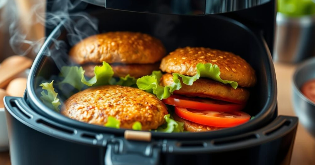 How to Cook Turkey Burgers in an Air Fryer