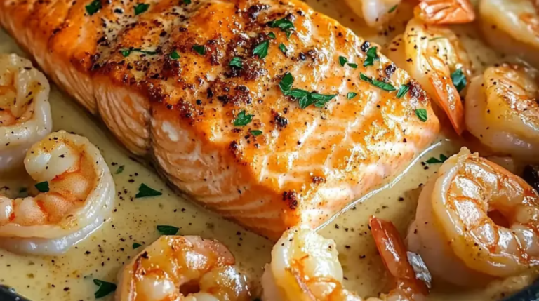 Cajun Salmon and Shrimp