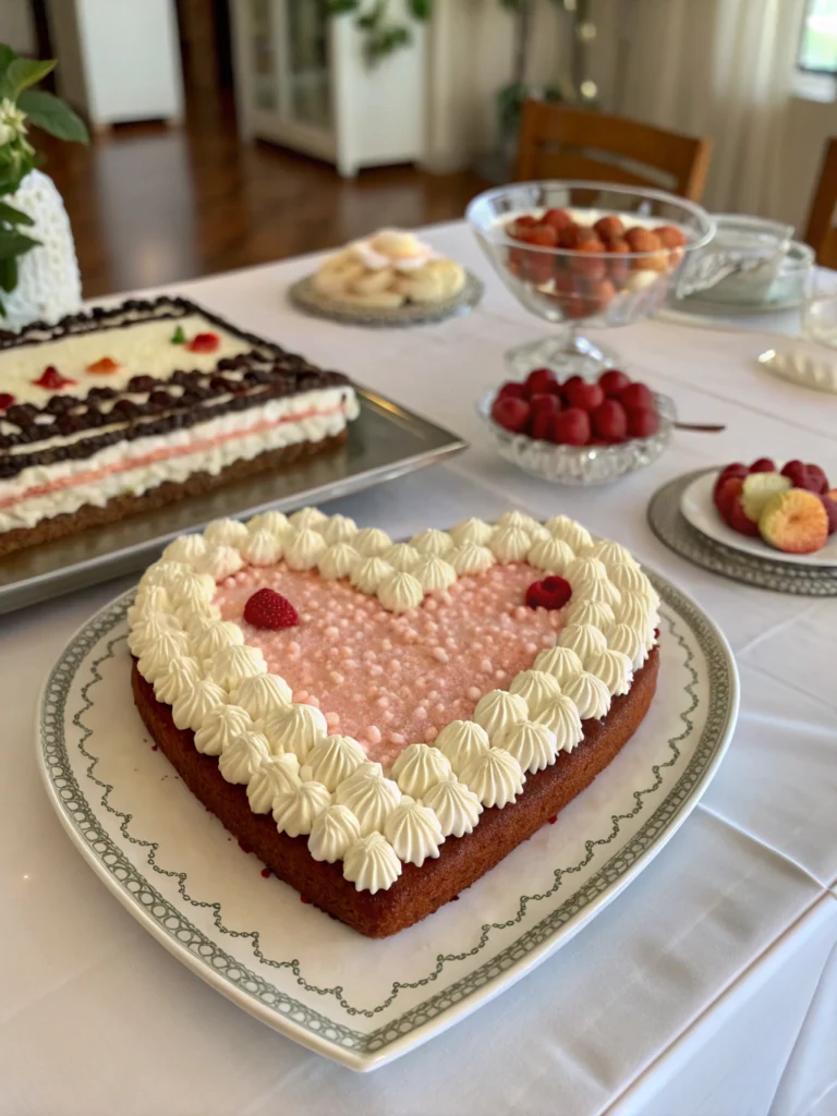 heart cake