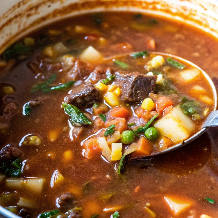 Hearty Beef Liver and Vegetable Soup