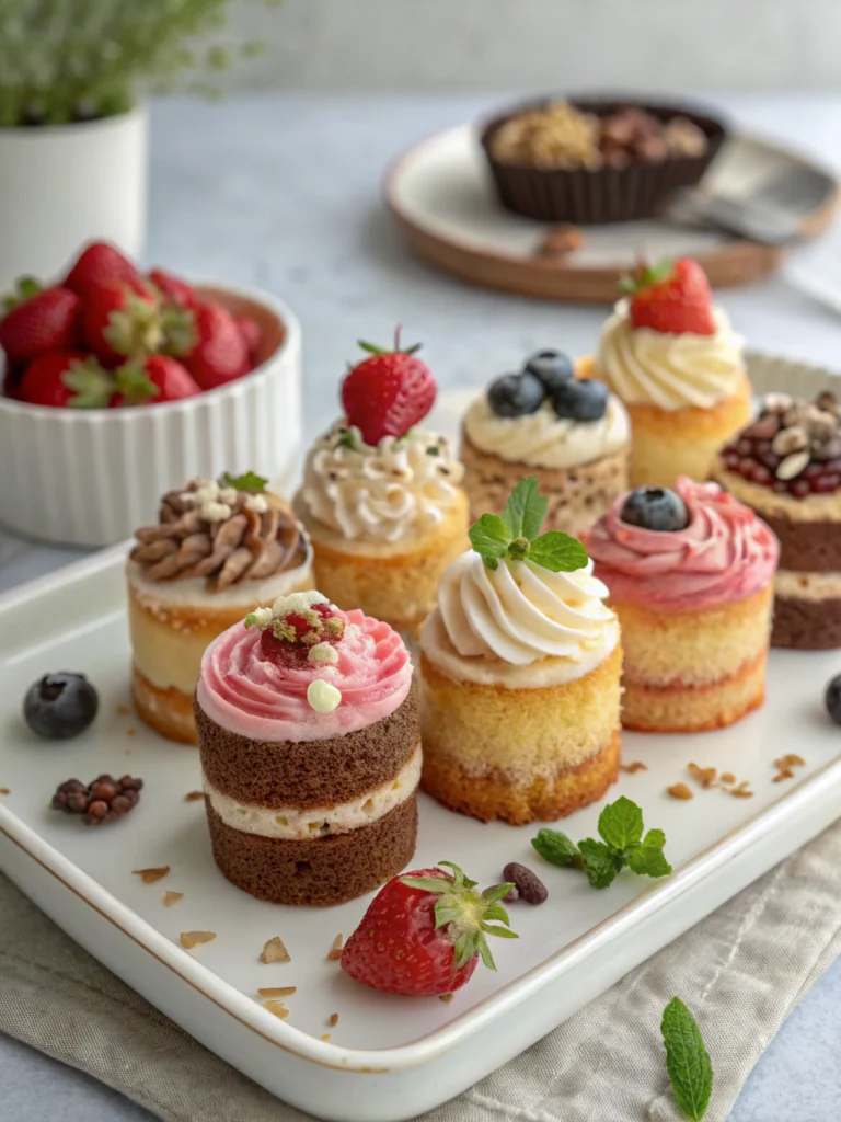 mini cakes