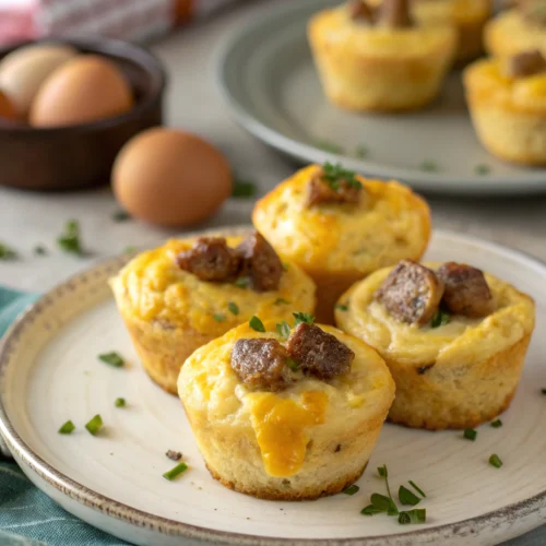Sausage Egg and Cheese Muffins