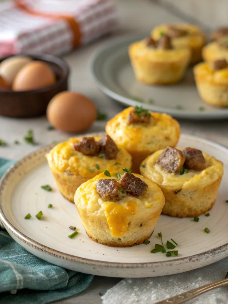 Sausage Egg and Cheese Muffins