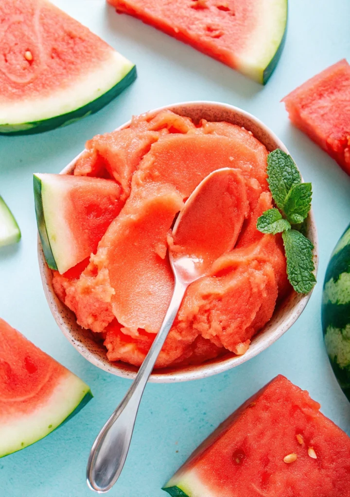 Five-Minute Watermelon Sorbet