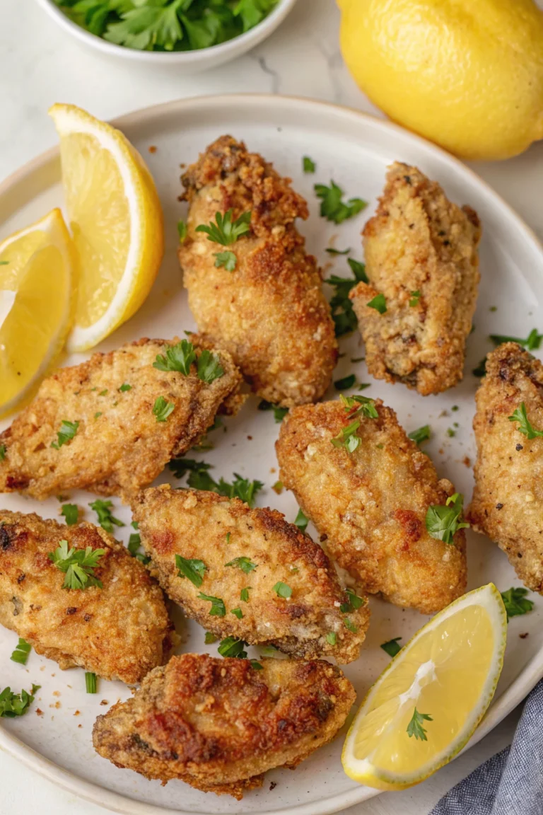 Lemon Pepper Chicken Wings