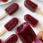 Healthy Triple Berry Popsicles