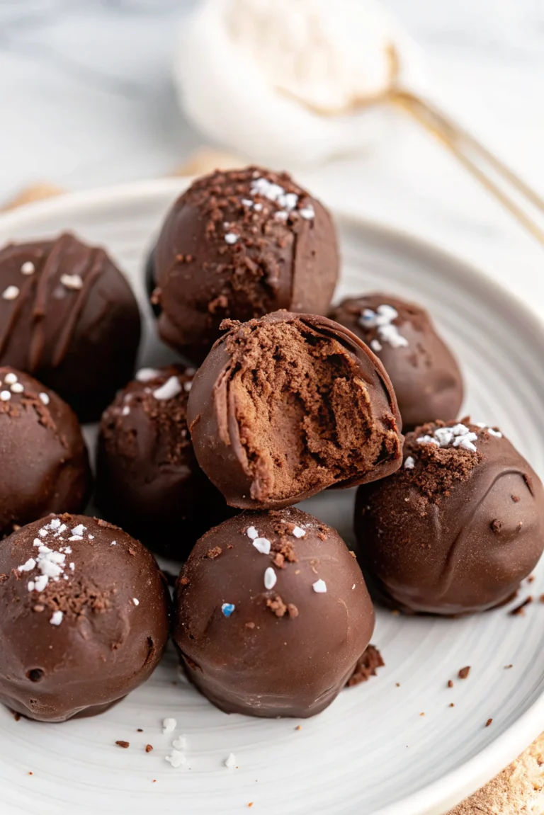 Healthy Chocolate Truffles