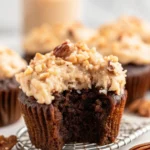 German Chocolate Cupcakes