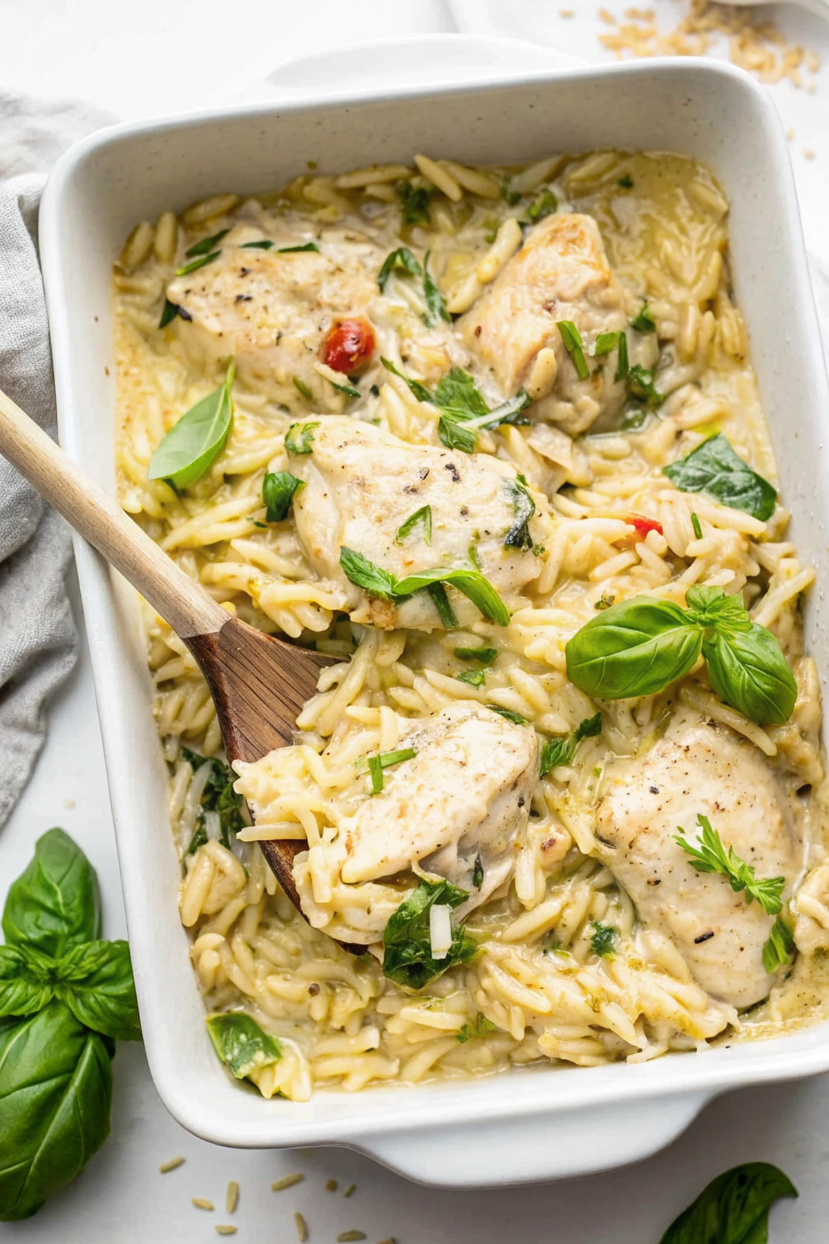 Baked Chicken Orzo