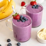 Banana Berry Protein Smoothie