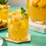 No-Added-Sugar Peach-Pineapple Mocktail