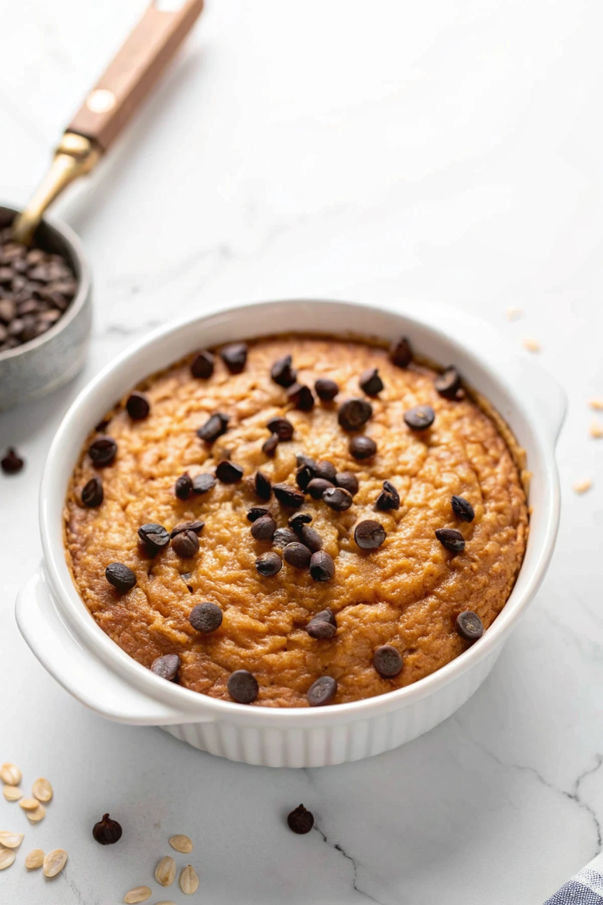 Healthy Chocolate Chip Oat Cake