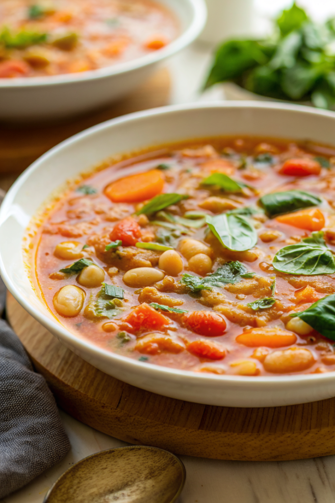 Italian Vegetable and Farro Soup