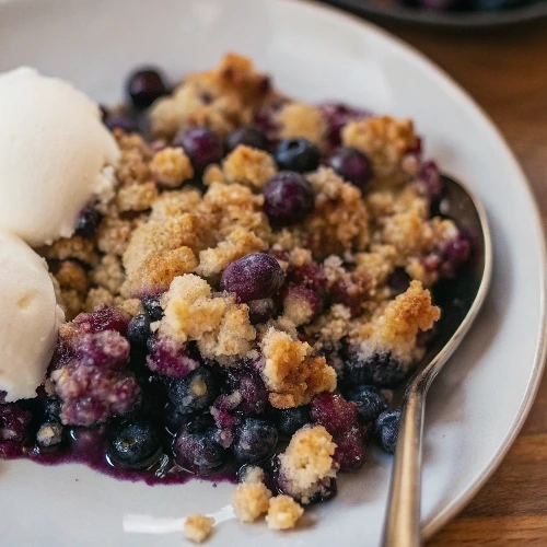 Almond Flour Berry Crumble