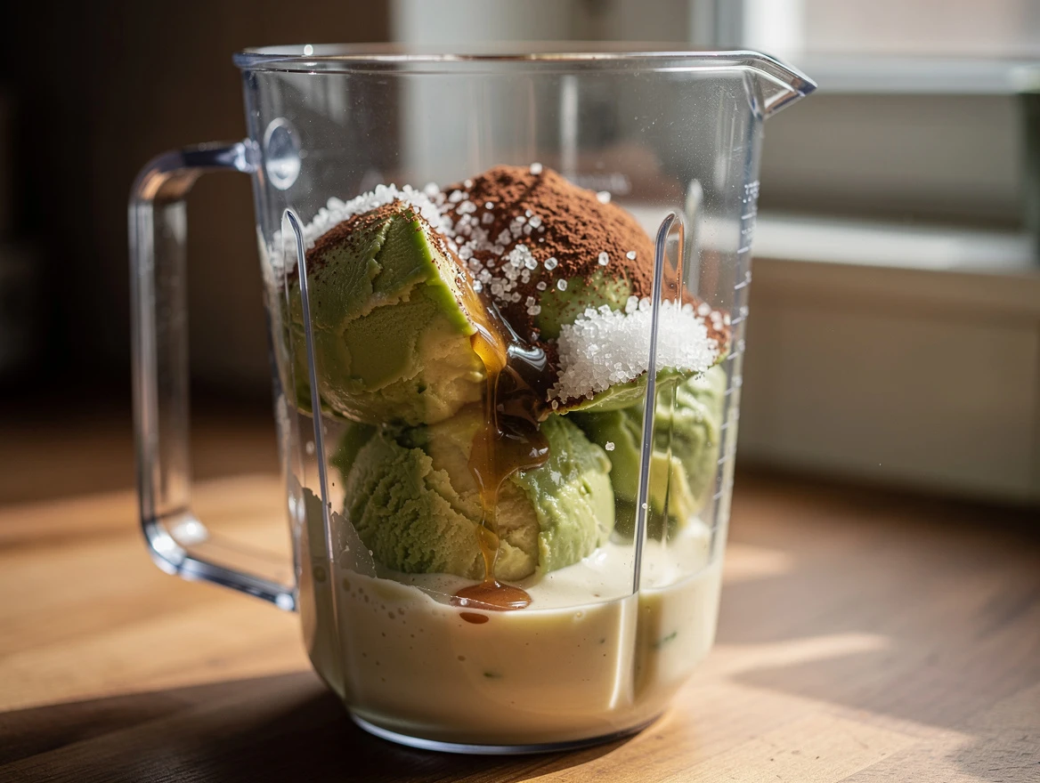 Assorted low carb dessert ingredients including almond flour and sweeteners