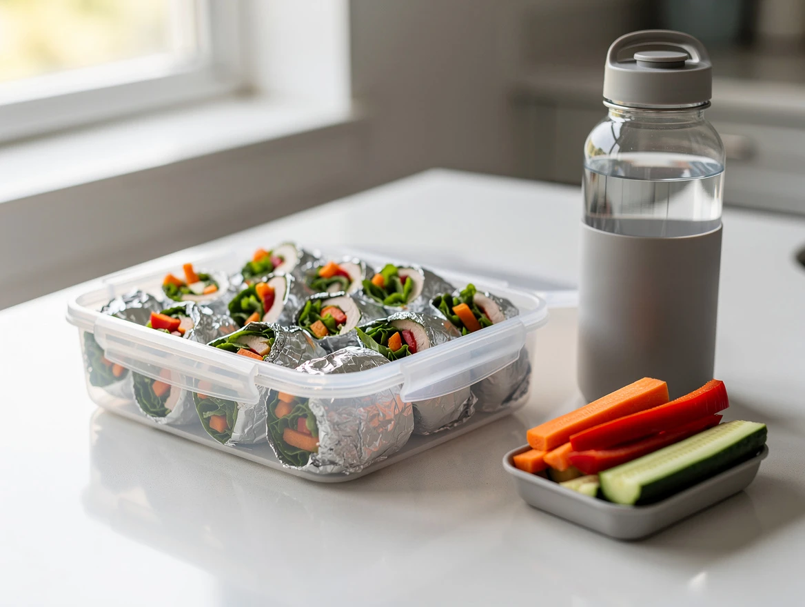 Happy kids enjoying healthy lunches outdoors
