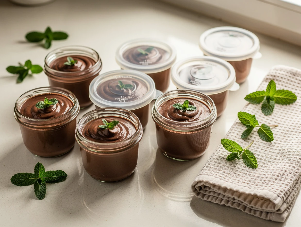 Hand holding glucose meter showing stable blood sugar after diabetic dessert