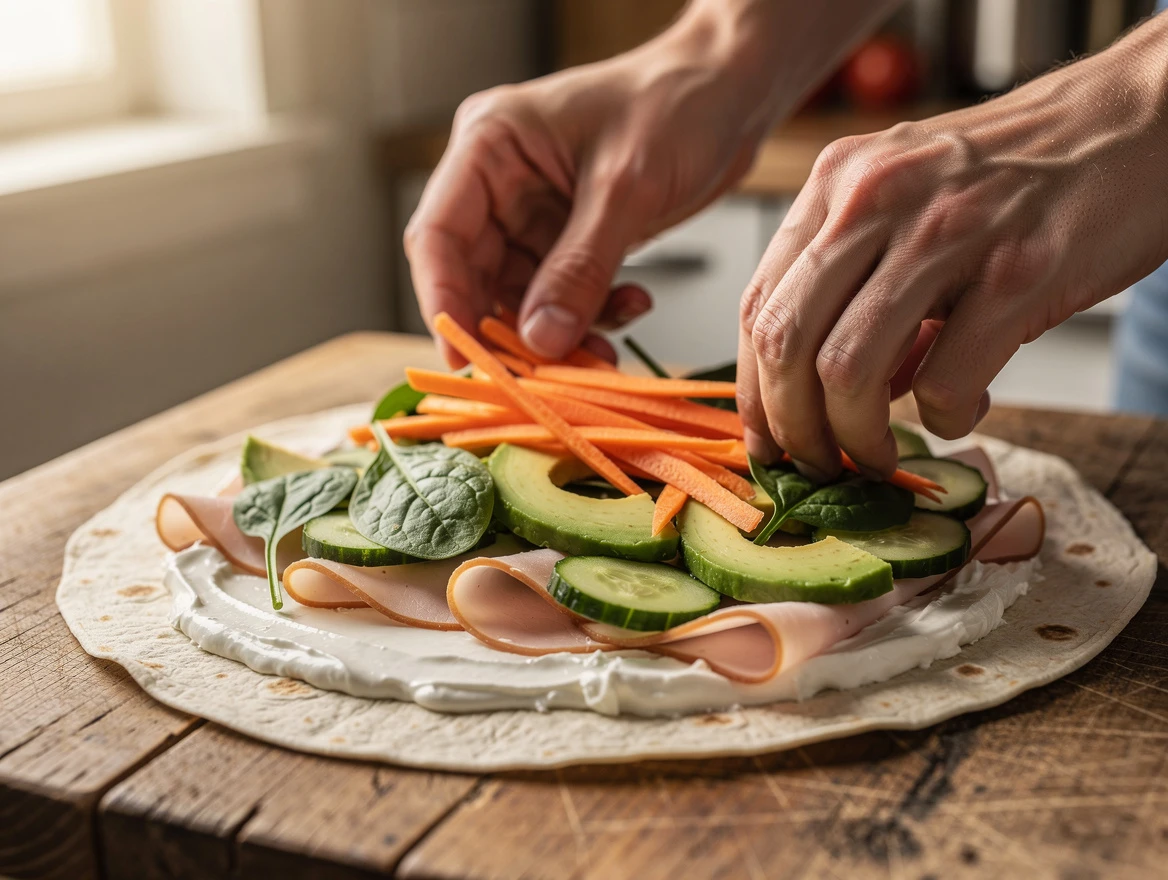 Bright colorful vegetables and healthy food preparation for kids