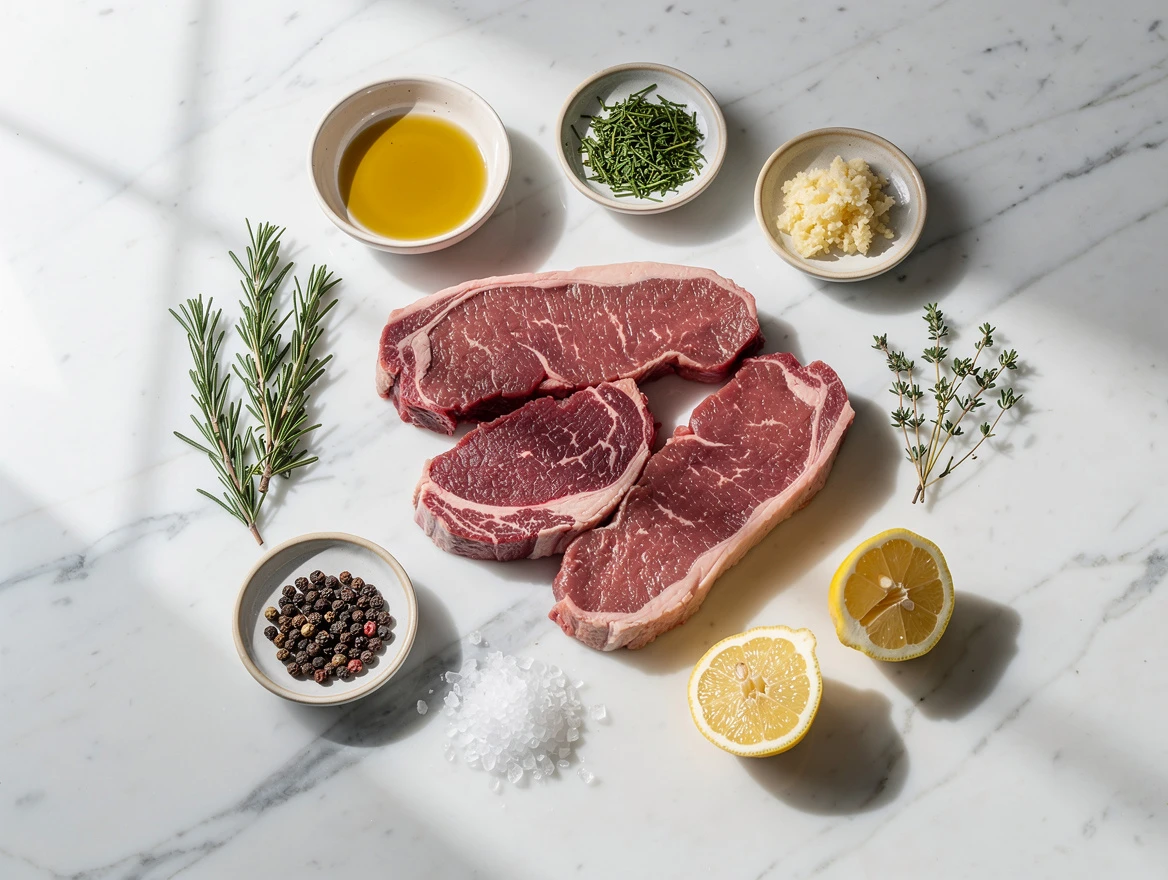 Various steak cuts displayed for healthy diabetic eating